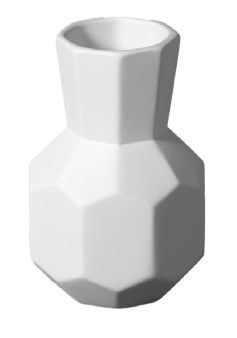 [FAVAS] Facetten Vase ø 10, H 15,5 cm