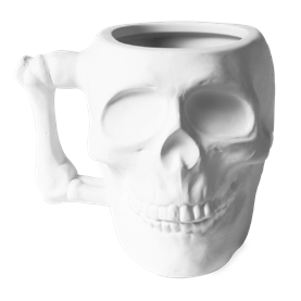 [TOTE] Totenkopf Becher ø 11, H 10 cm, 250 ml
